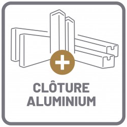 Pack clôture aluminium...