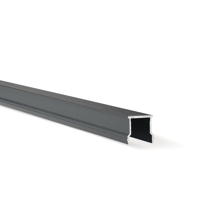 Clip aluminium pour poteau Elyte gris anthracite Clip aluminium pour poteau Elyte gris anthracite