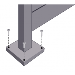 Installation on plate