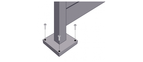 Installation on plate